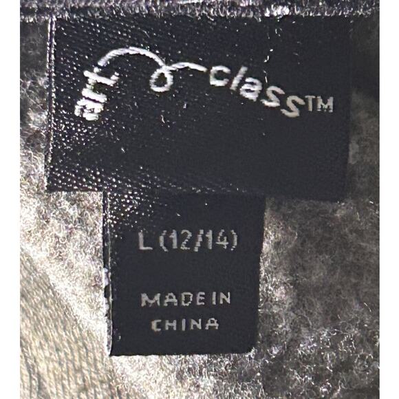 Art Class Tie-Dye Short Sleeve Grayish Green Hoodie Sweatshirt Boy's 12/14 - Picture 5 of 6